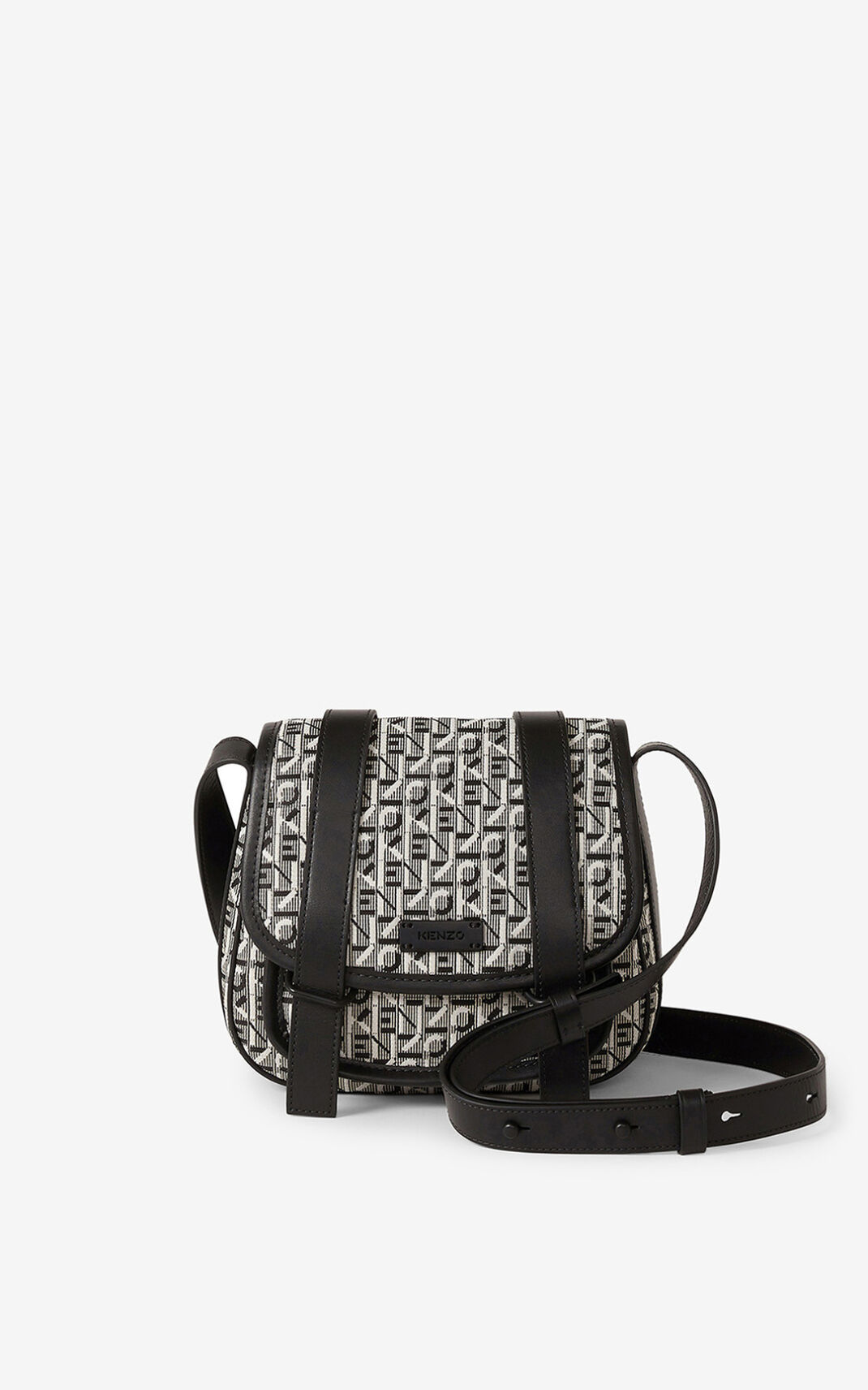 Bolso De Mano Kenzo Courier small jacquard Mujer Gris LYV128794